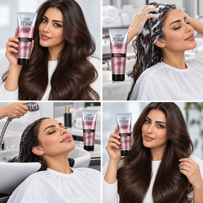 Clinic Forever Long Castor Oil & Rice Water Shampoo for Damaged Hair – 230 ml