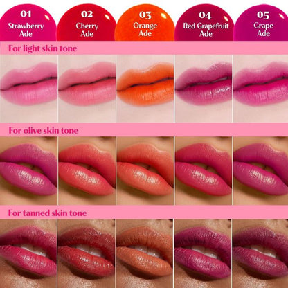 Etude Dear Darling Water Tint 04 Red Grapefruit Ade – Liquid Lip & Cheek Tint - 9g