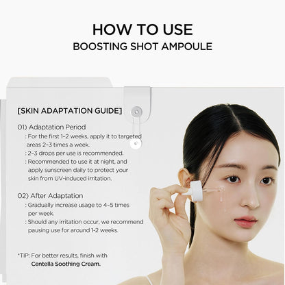 Madagascar Centella Niacinamide 10 Boosting Shot Ampoule – Facial Serum – 30 ml