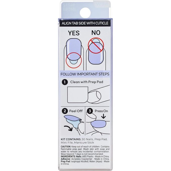 Kiss imPRESS THE NO GLUE MANI IMC53C Frienzone 30 Nails