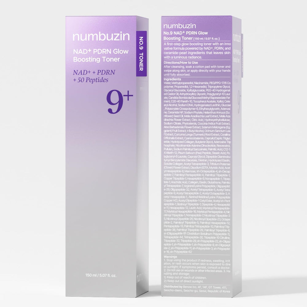 No.9 NAD+ PDRN Glow Boosting Toner 150ml