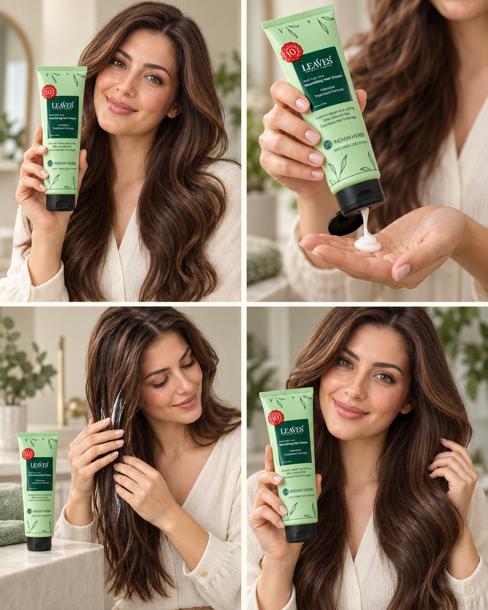 Anti Hair Loss Nourishing Hair Cream - Intensive Treatment with 23 Indian Herbs - 200ml