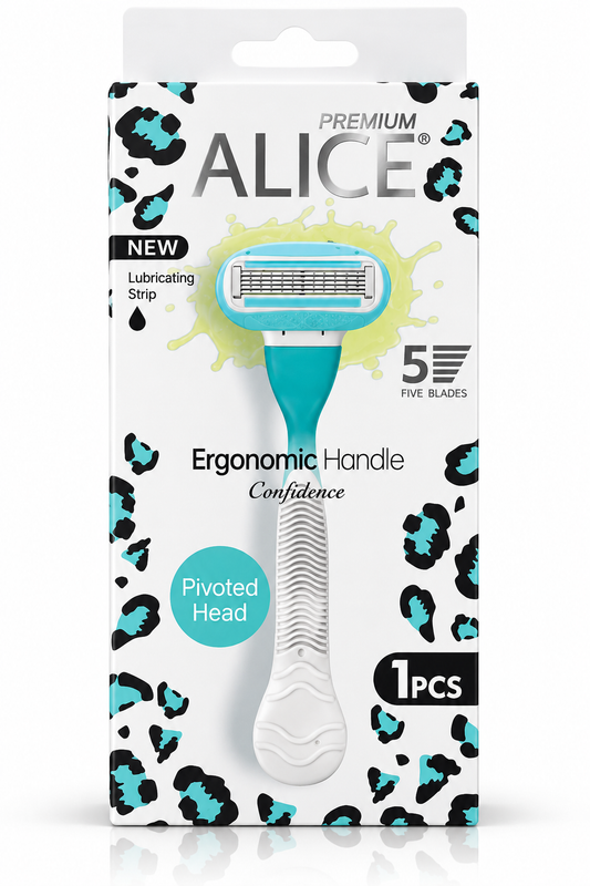 Ergonomic Handle Confidence Blue - Pivoted Head 1PCS