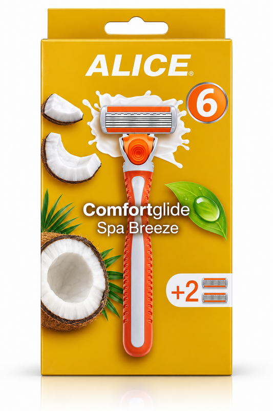 ALICE Comfortglide Spa Breeze Coconut Razor