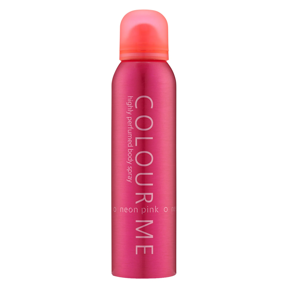 highly perfumed body spray neon pink for women 150ml
