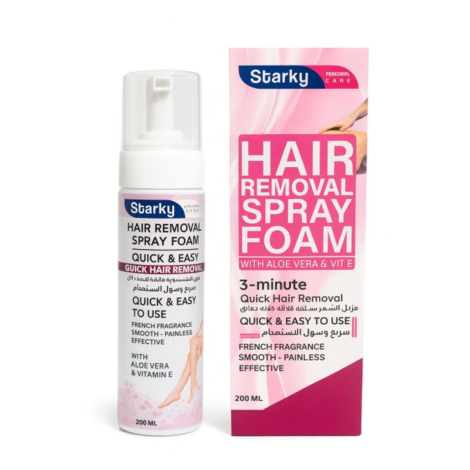 HAIR REMOVAL SPRAY FOAM With Aloe Vera and Vitamin E 200 ml