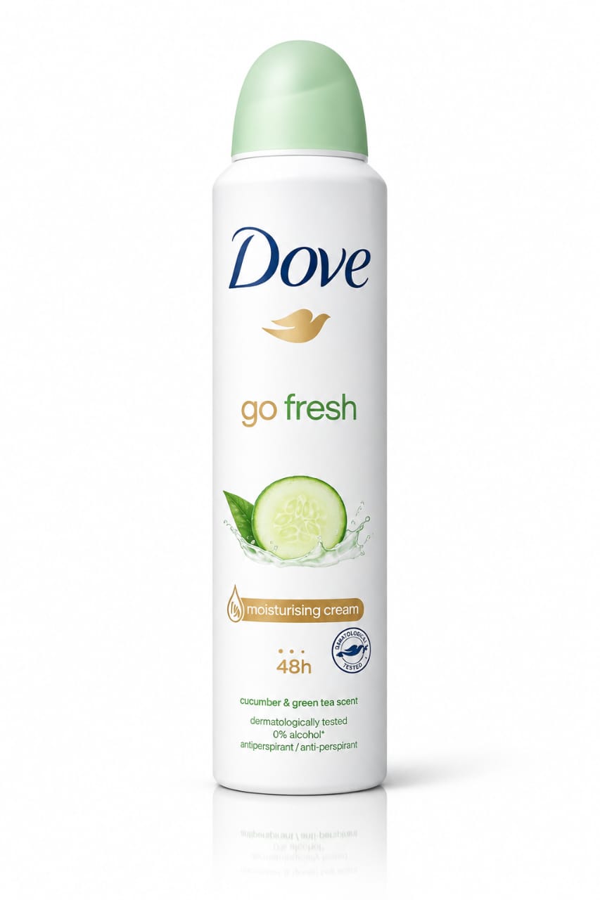 DOVE SPRAY GO FRESH CUCUMBER & GREEN TEA 250ML