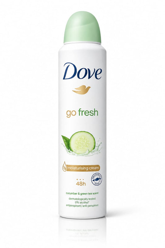 DOVE SPRAY GO FRESH CUCUMBER & GREEN TEA 250ML