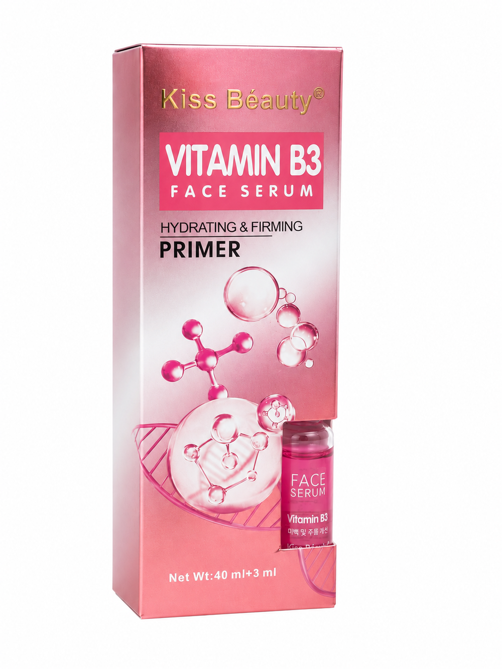 VITAMIN B3 FACE SERUM HYDRATING & FIRMING - PRIMER 40ml + 3 ml