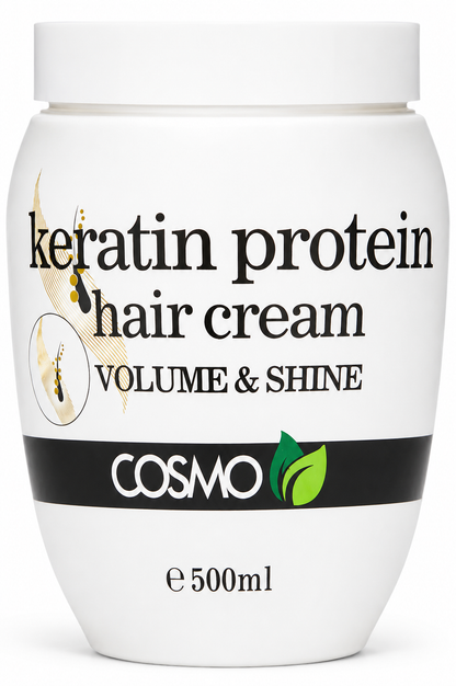 keratin protein hair cream VOLUME & SHINE 500ml