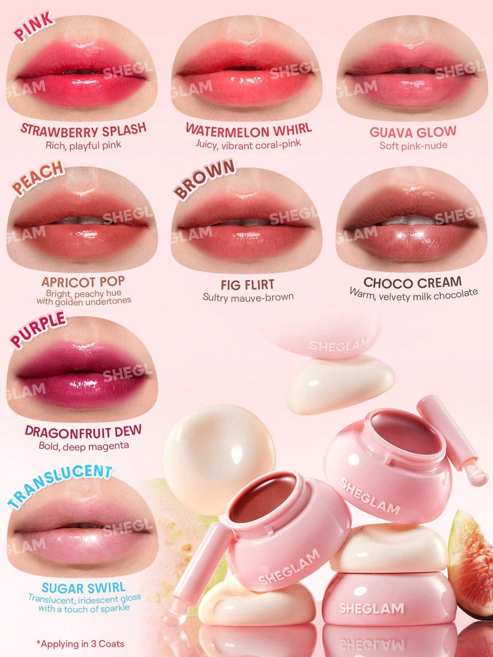 Sheglam Hydra Jelly Pocket Lip Jam-Watermelon Whirl