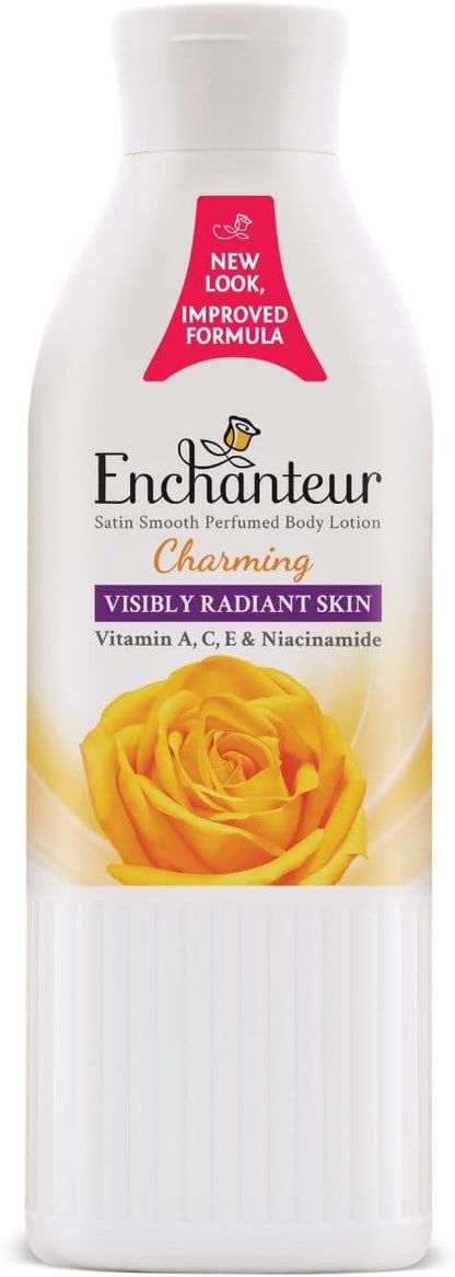 Charming Perfumed Body Lotion, 250ml, with Aloe Vera & Olive Butter for Satin Smooth Skin