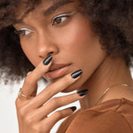 imPRESS THE NO GLUE MANI IMC512C All Black 30 Nails