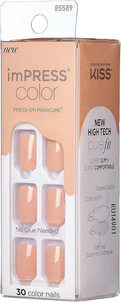 imPRESS COLOR PRESS-ON MANICURE IMC26C Latte 30 nails