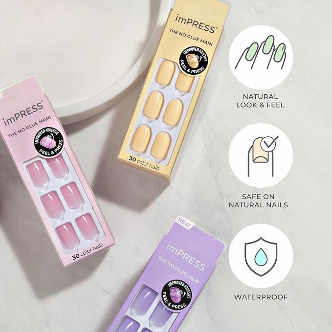 imPRESS COLOR PRESS-ON MANICURE IMC26C Latte 30 nails
