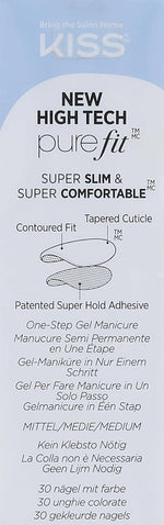 imPRESS color PRESS-ON MANICURE Coffin Shape IMC509C Cloudless 30 Nails