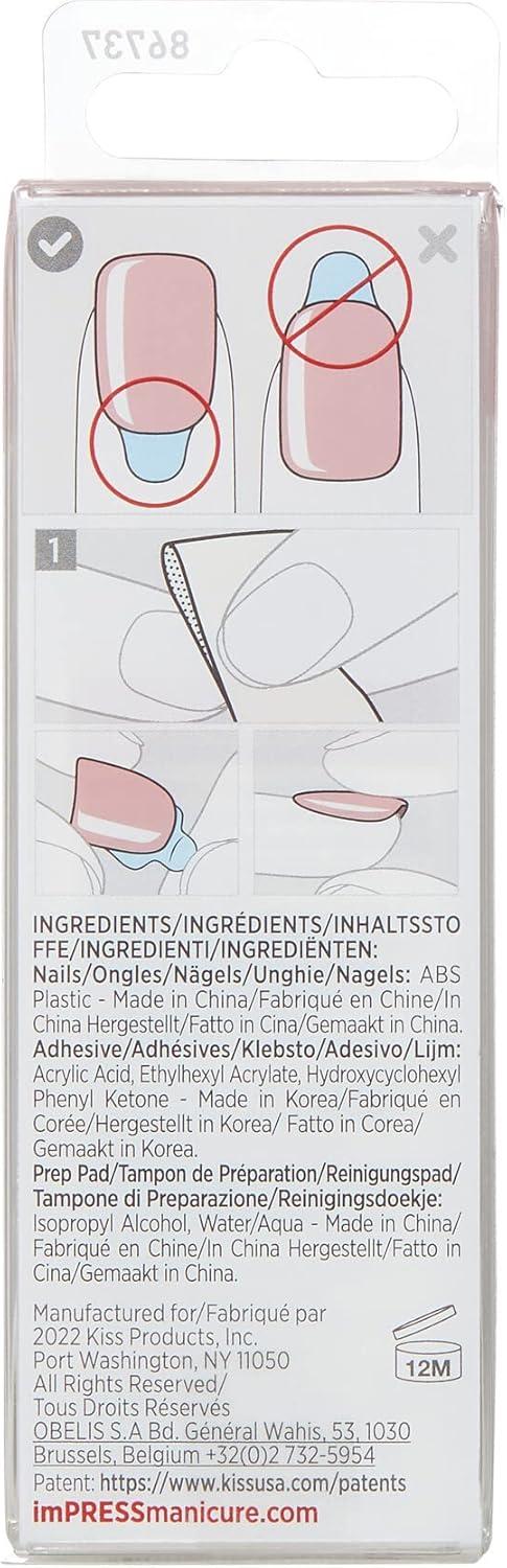 imPRESS THE NO GLUE MANI IMC504C SUMPTUOUS 30 Nails