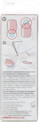 imPRESS THE NO GLUE MANI IMC504C SUMPTUOUS 30 Nails