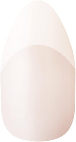 Salon Acrylic Nude French Nails – Long (28 Nails) with Glue KAN06C