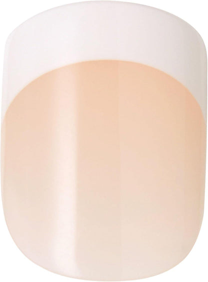 Salon Acrylic French Nails – Real Short (28 Nails) with Glue KSA11C