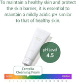 Centella Cleansing Foam – Gentle Low pH 4.5 Moisturizing Face Wash for Sensitive & Acne-Prone Skin - 150ml