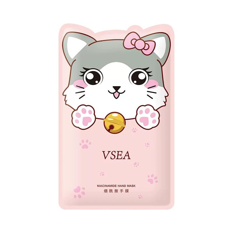 VSEA Niacinamide Hand Mask – Cute Cat Paw Design Moisturizing Hand Care Gloves - 40g