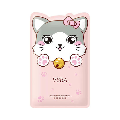 VSEA Niacinamide Hand Mask – Cute Cat Paw Design Moisturizing Hand Care Gloves - 40g