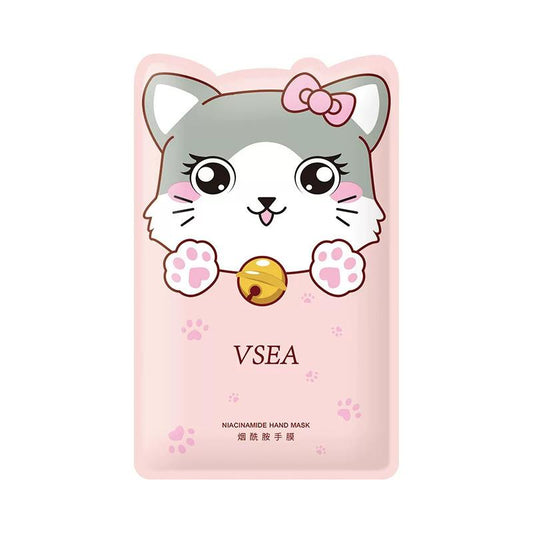 VSEA Niacinamide Hand Mask – Cute Cat Paw Design Moisturizing Hand Care Gloves - 40g