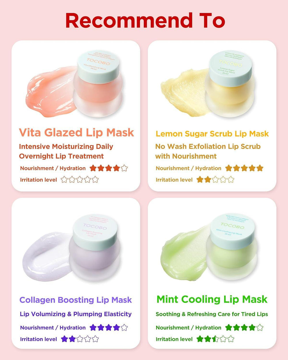Vita Glazed Lip Mask Overnight Hydrating Lip Mask - 20ml
