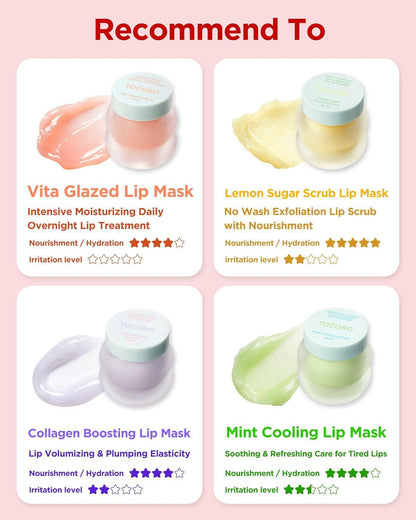 Vita Glazed Lip Mask Overnight Hydrating Lip Mask - 20ml
