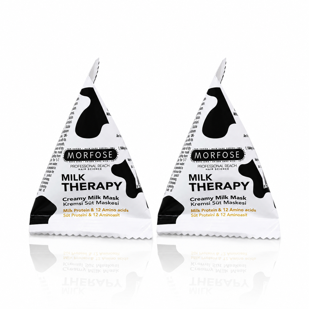 Milk Therapy Creamy Milk Mask – Hair Mask with Milk Protein & 12 Amino Acids for Dry & Damaged Hair - 25ml - 2psc