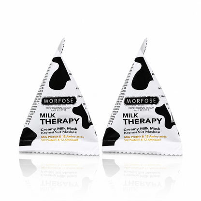Milk Therapy Creamy Milk Mask – Hair Mask with Milk Protein & 12 Amino Acids for Dry & Damaged Hair - 25ml - 2psc