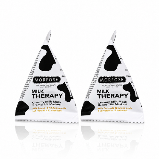 Milk Therapy Creamy Milk Mask – Hair Mask with Milk Protein & 12 Amino Acids for Dry & Damaged Hair - 25ml - 2psc