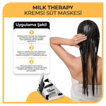 Milk Therapy Creamy Milk Mask – Hair Mask with Milk Protein & 12 Amino Acids for Dry & Damaged Hair - 25ml - 2psc