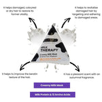 Milk Therapy Creamy Milk Mask – Hair Mask with Milk Protein & 12 Amino Acids for Dry & Damaged Hair - 25ml - 2psc