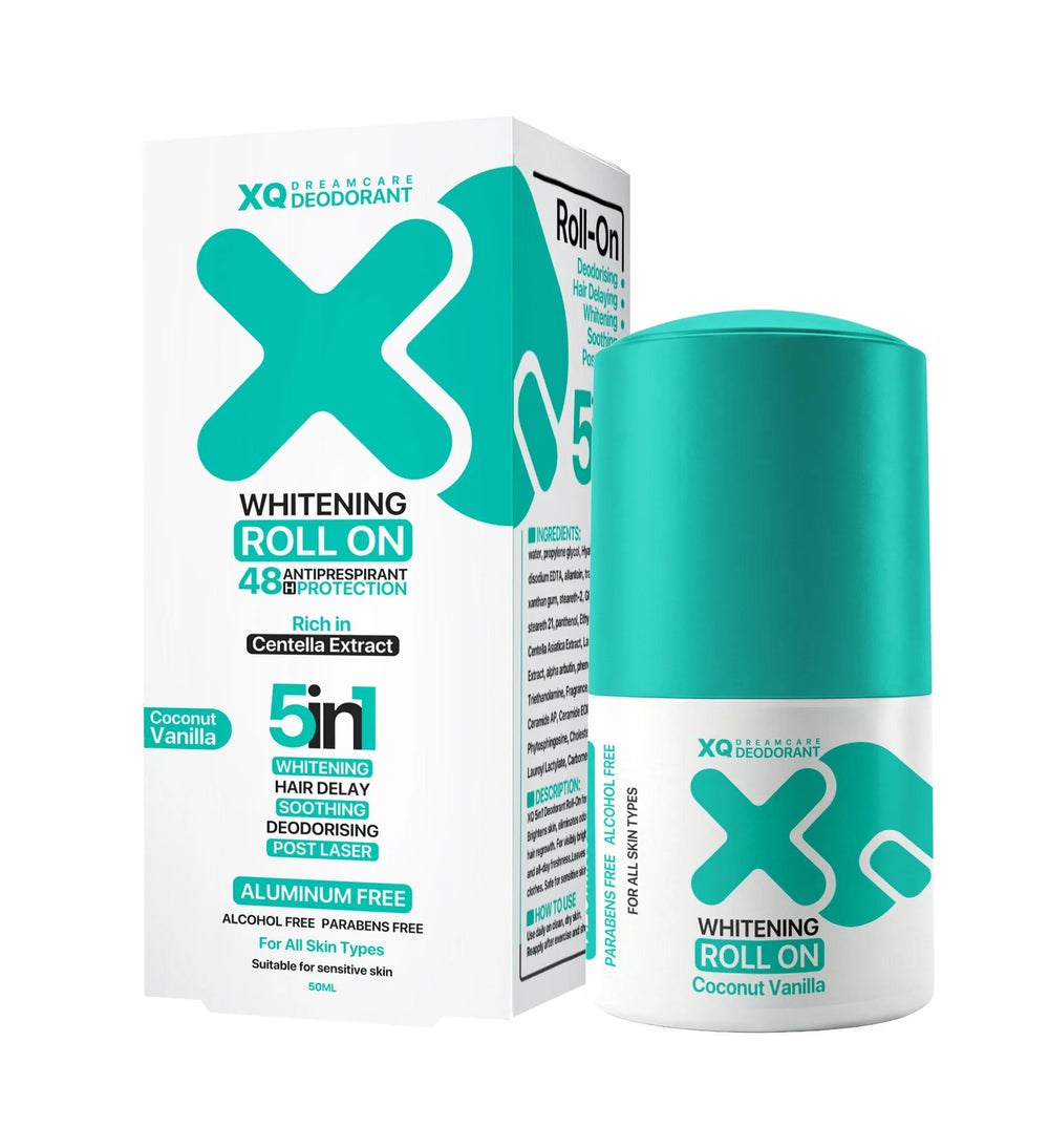 Dreamcare Whitening Roll-On Deodorant Coconut Vanilla – 5-in-1 Aluminum Free Alcohol Free Parabens Free - 50ml