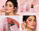 Color Bloom Liquid Blush Super Dewy - Shade 01 Joyful Affair – Sponge Tip Applicator Lip & Cheek Tint - 8ml