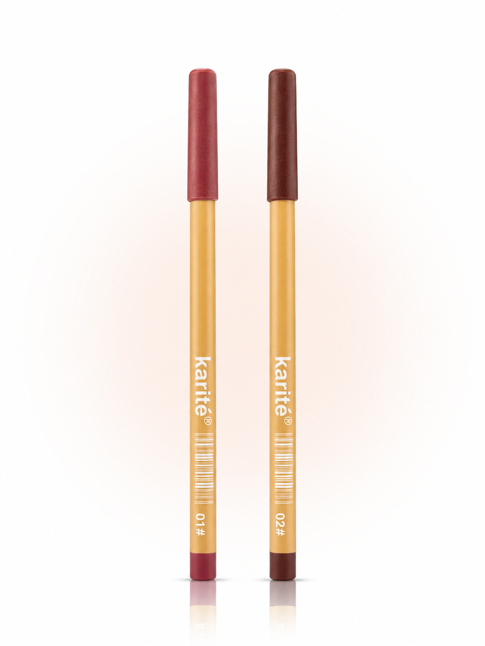 Signature Lip Pencil - Shades 01 & 02 - Matte Lip Liner Pencil - Bundle - 2g Pc