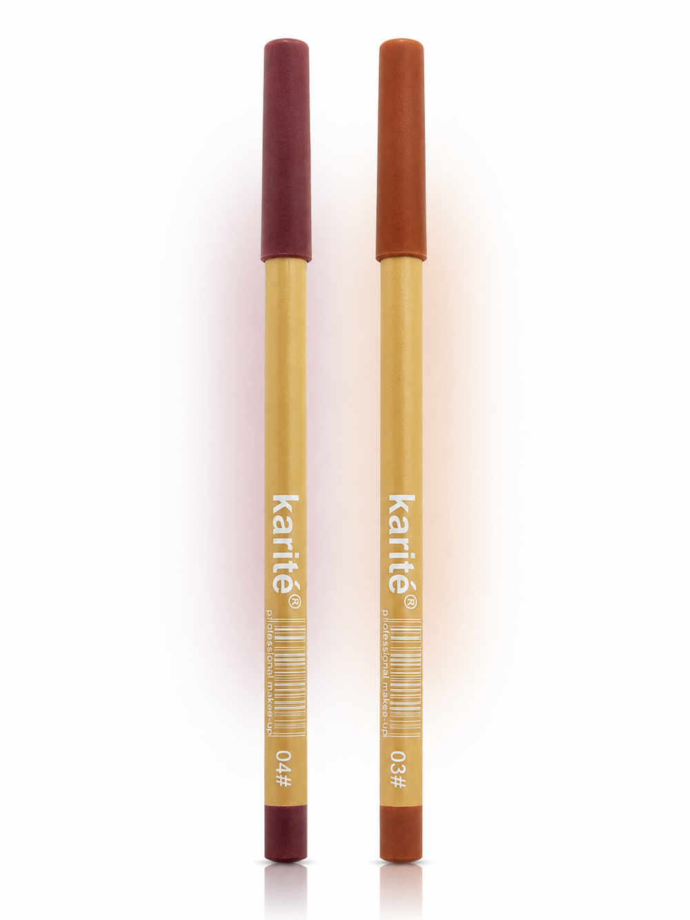 Signature Lip Pencil - Shades 03 & 04 - Matte Lip Liner Pencil - Bundle - 2g Pc