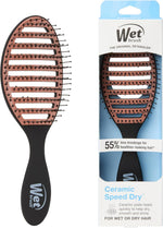 Ceramic Speed Dry Detangling Hair Brush for Wet & Dry Hair – Black