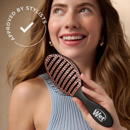 Ceramic Speed Dry Detangling Hair Brush for Wet & Dry Hair – Black