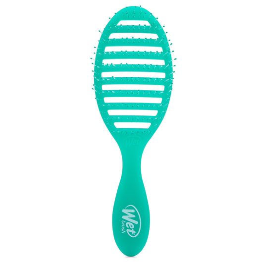 Speed Dry Vented Detangling Hair Brush – Blow Dry Safe for All Hair Types - Turquoise