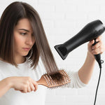 Professional Quick Dry Vented Hair Brush – Heat-Resistant Bristles for Faster Blow Drying & Detangling - Gold