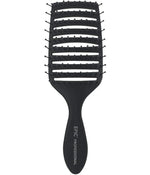 Professional Quick Dry Vented Hair Brush – Heat-Resistant Bristles for Faster Blow Drying & Detangling - Black