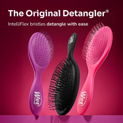 Original Detangler Hair Brush - IntelliFlex Bristles for Wet & Dry Hair, All Hair Types - Frost Purple