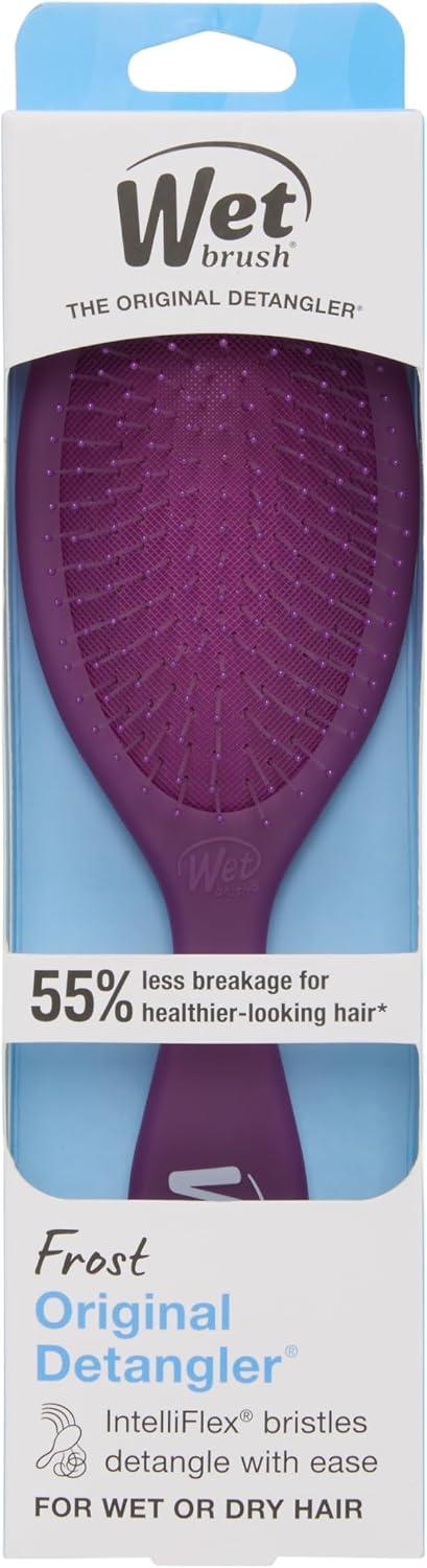 Original Detangler Hair Brush - IntelliFlex Bristles for Wet & Dry Hair, All Hair Types - Frost Purple
