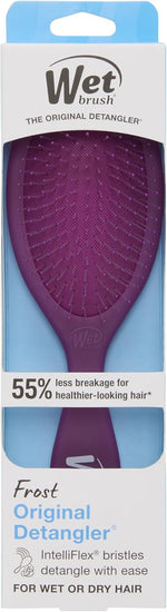 Original Detangler Hair Brush - IntelliFlex Bristles for Wet & Dry Hair, All Hair Types - Frost Purple