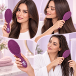 Original Detangler Hair Brush - IntelliFlex Bristles for Wet & Dry Hair, All Hair Types - Frost Purple