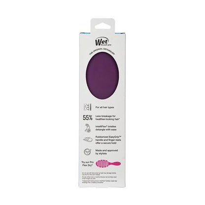 Pro Detangler – IntelliFlex Bristles Hairbrush for Wet & Dry Hair, All Hair Types - Frost Purple