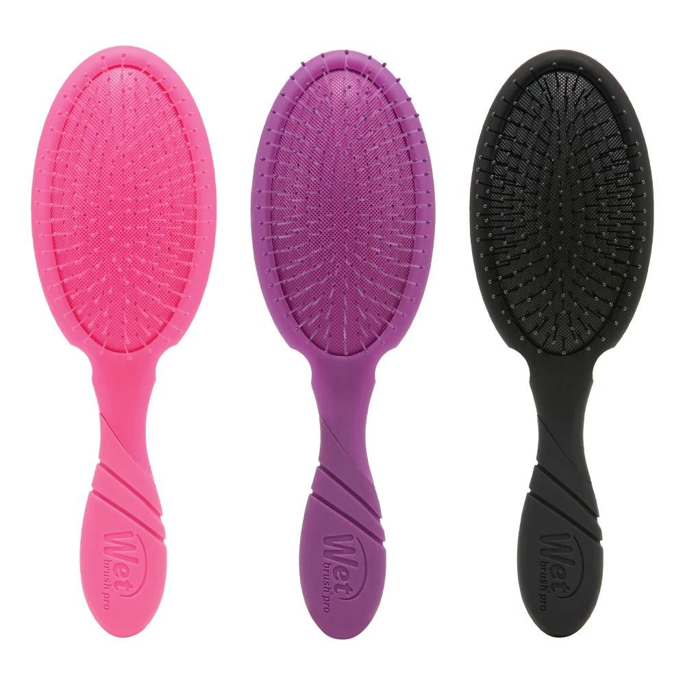 Pro Detangler – IntelliFlex Bristles Hairbrush for Wet & Dry Hair, All Hair Types - Frost Purple